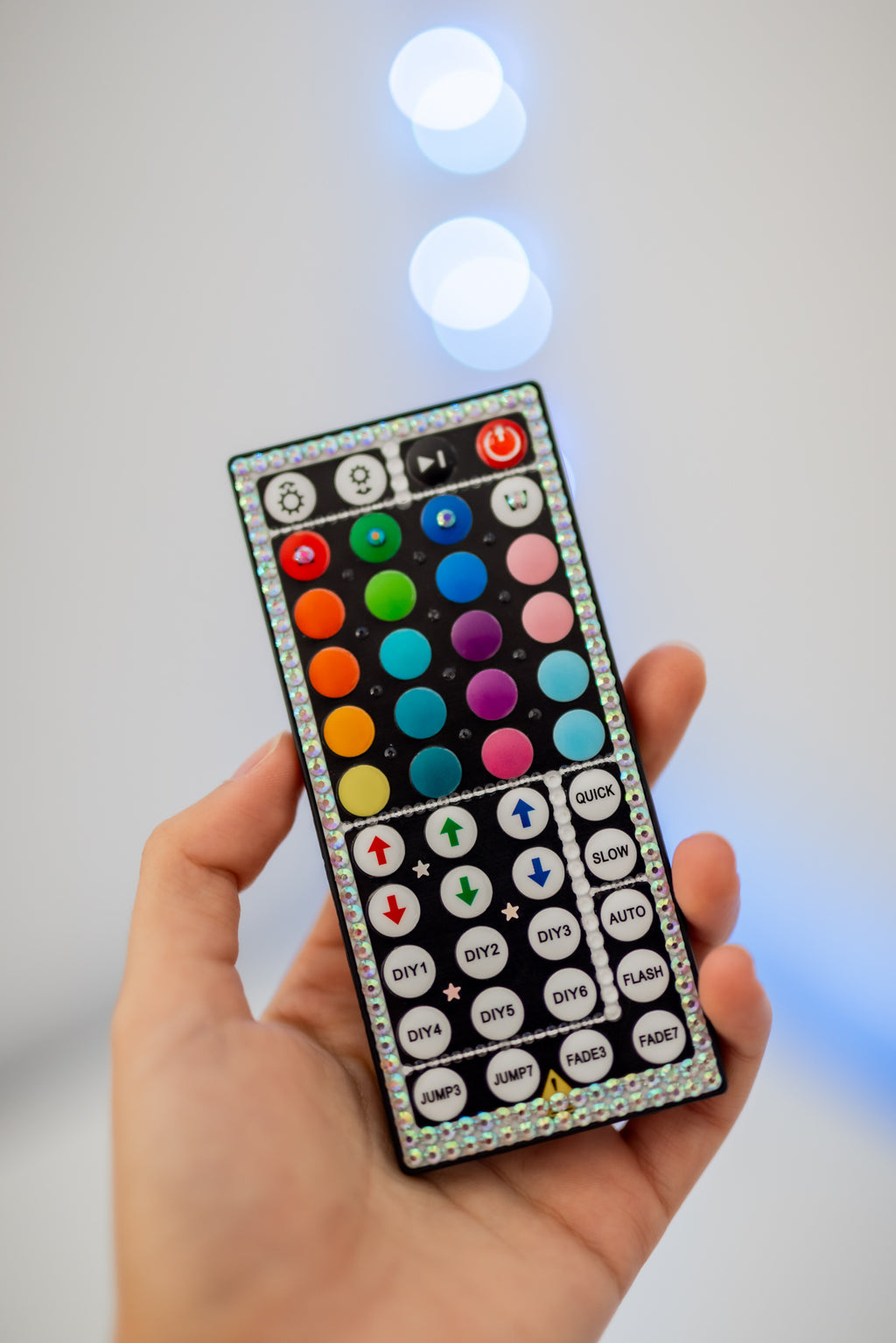 Custom Bedazzled LED Light Kit | 110 ft Daybetter LED Strips + Personalized Rhinestone Remote