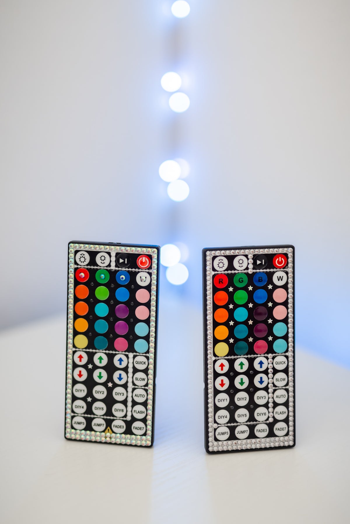 Custom Bedazzled LED Light Kit | 110 ft Daybetter LED Strips + Personalized Rhinestone Remote
